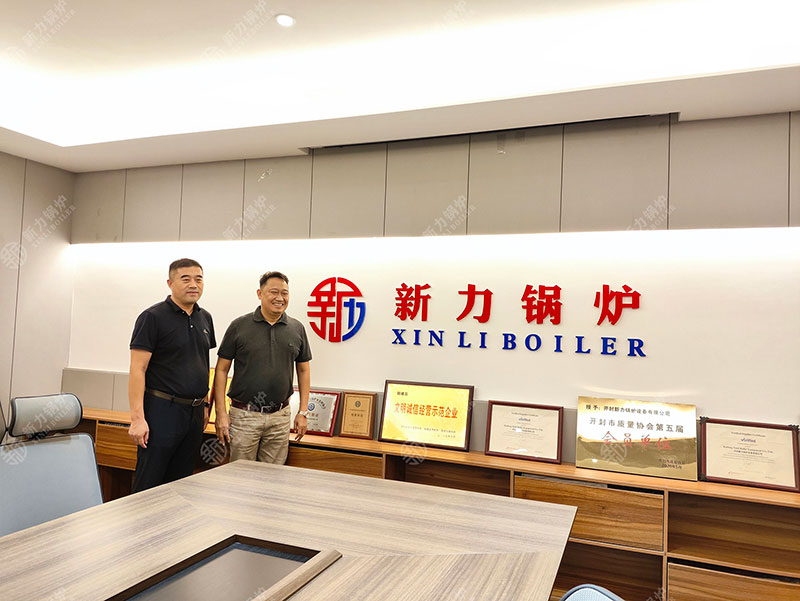 菲律宾客户探访尊龙凯时人生就是搏锅炉生产基地！